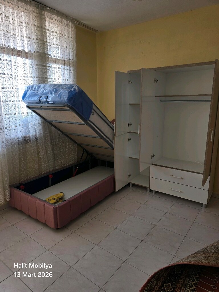 genc odası 3 kapali dolap yatak baza başlık - 2