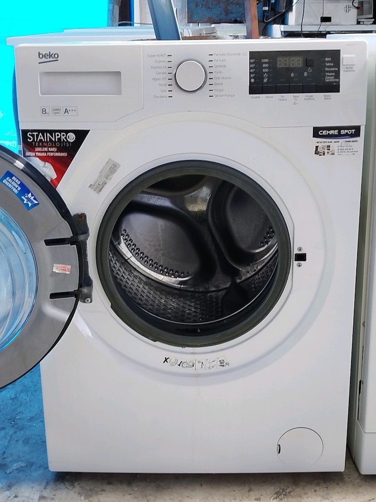 BEKO 8 KG ÇAMAŞIR MAKİNESİ İZMİR İÇİ 3 AY GARANTİMİZ VARDIR - 3