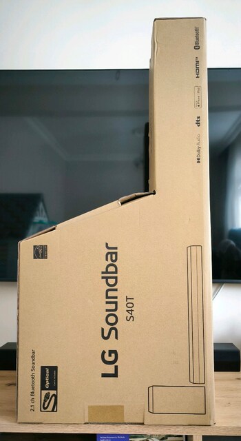 LG s40t soundbar 300 watt sıfır ayarında