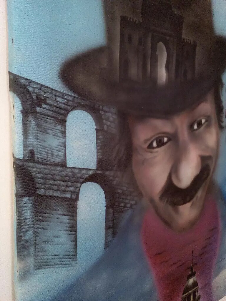 İstanbul akrilik boya tablo resim airbrush - 4