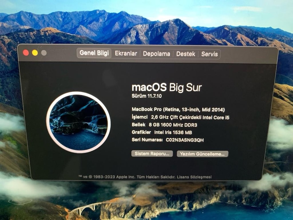 Apple MacBook Pro 2014 kozmetik 10/8 Sorunsuz - 4