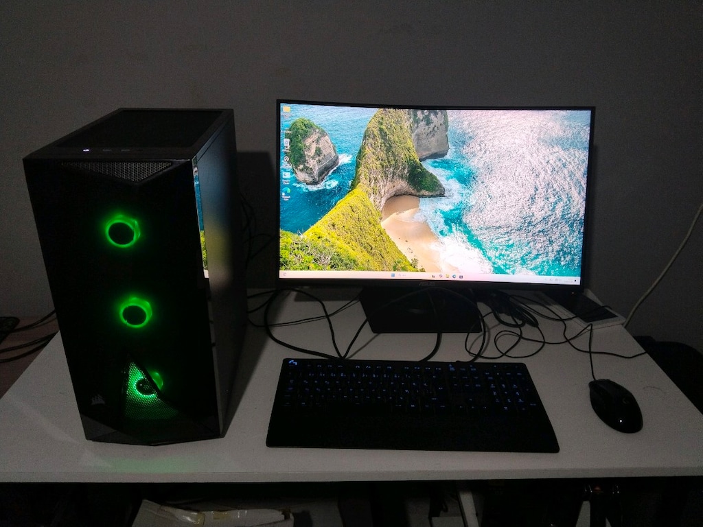 masa üstü i7 11700kf rx6600xt 27inç 165hz curved Asus tuf tertemiz sor - 4