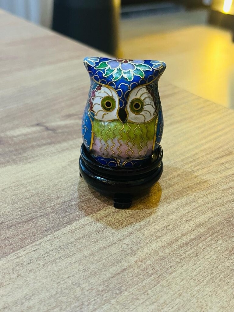 cloisonne baykuş - 11