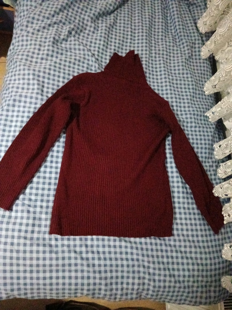 Bordo Balıkçı Yaka Kazak - 2