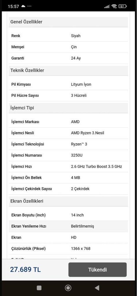 Hp dizüstü çok temiz - 13