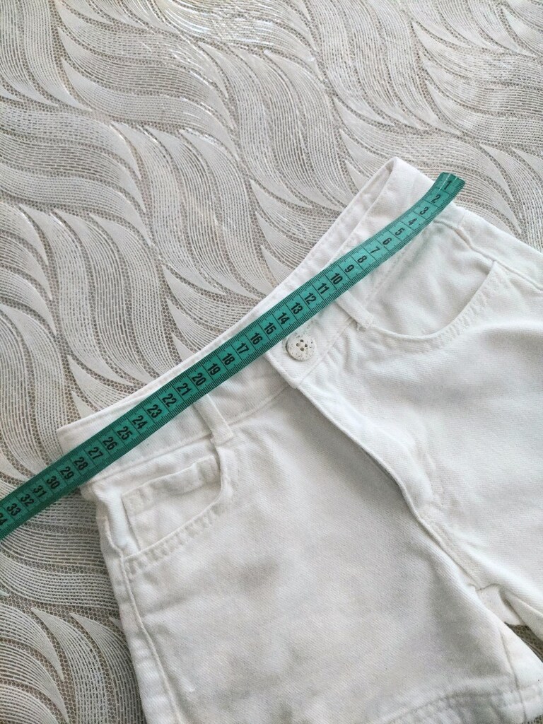 LCW kız çocuk beyaz Jean şort - 9