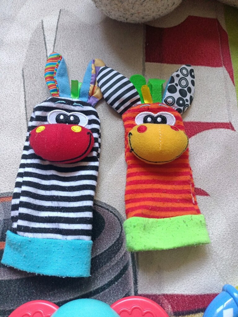 bebek oyuncakları çıngıraklı bebek çorabı - 2