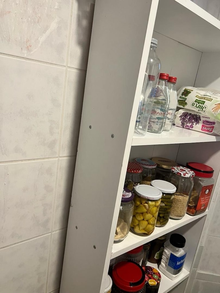 Raflı kiler dolabı/kitaplık 25*60*170 - 2