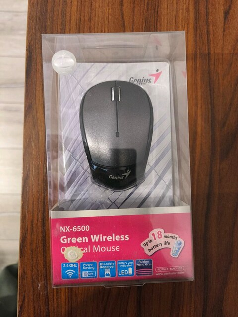Genius Kablosuz Mause Çok Kaliteli ve Sağlamdır. 18 ay Pil ömrü Var