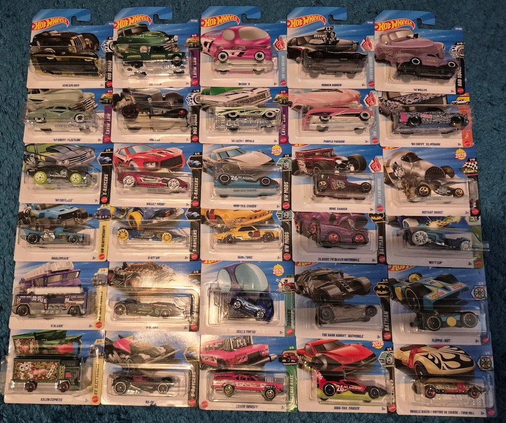 HOT WHEELS adet 90 3lü lotlar 250 4lü 330 - 3