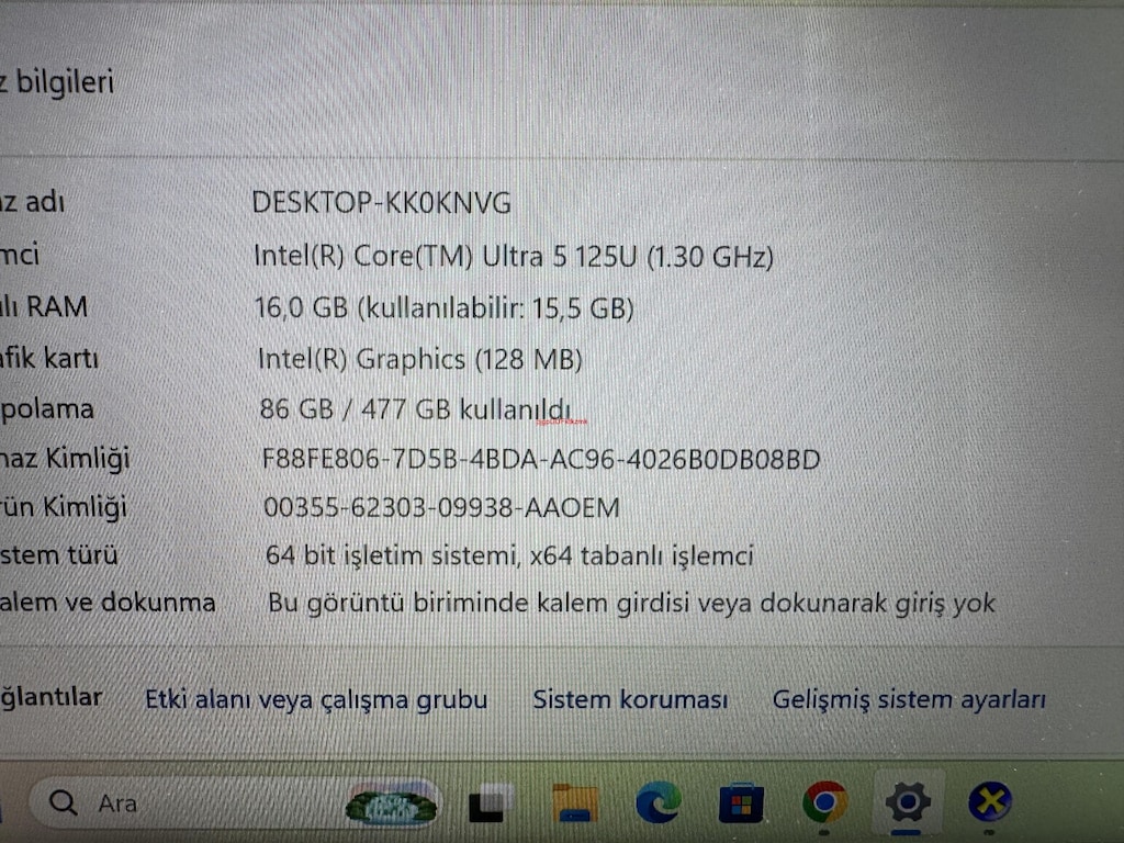 HP ZBOOK ULTRA 5 İŞLEMCİ 16 GB RAM 512 NVME - 4