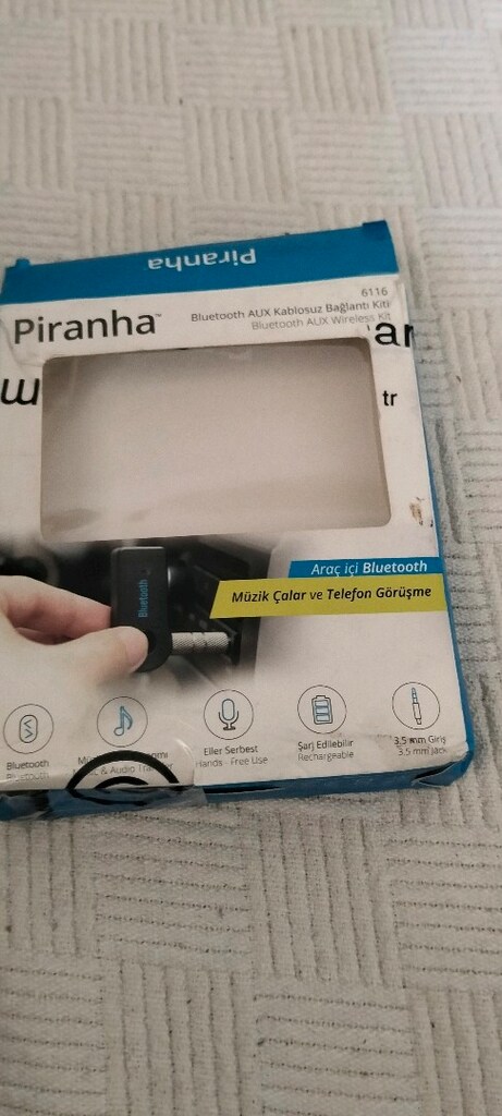 Piranha 6116 aux Bluetooth araç seti - 3