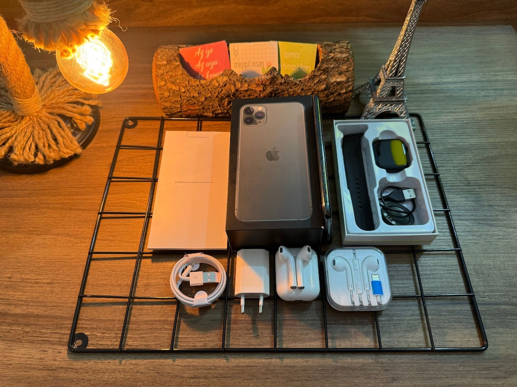 FULL AKSESUARLI İPHONE 11 PRO MİD GREEN - 7