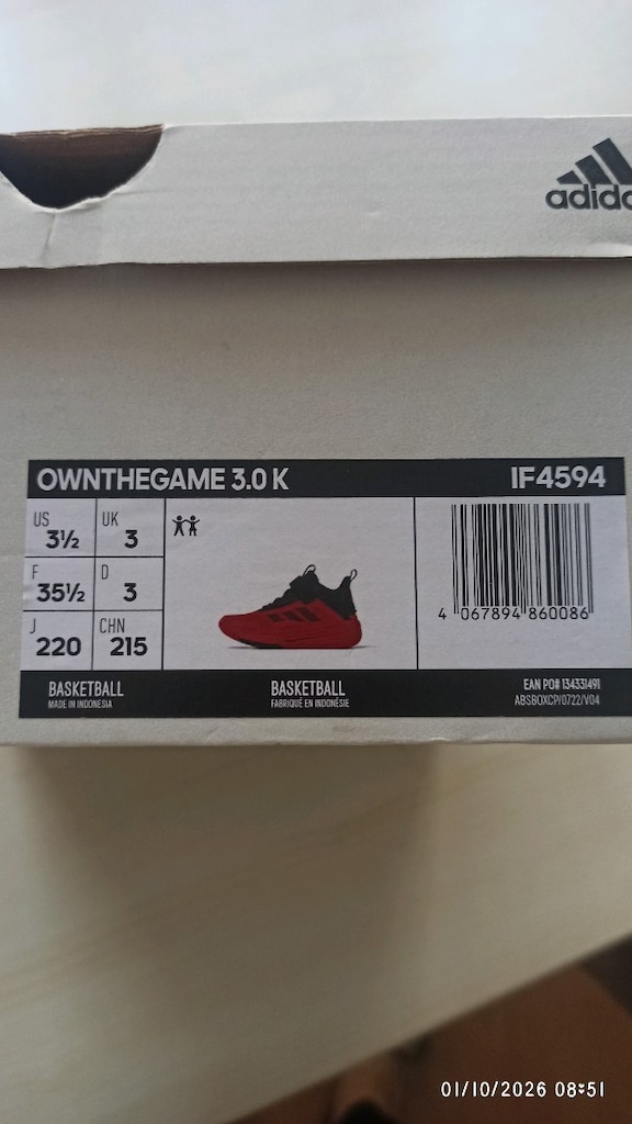 Adidas Ownthegame 3.0 K Basketbol Ayakkabısı - 8