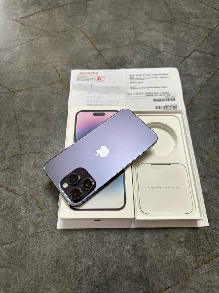 iPhone 14 pro max yurtiçi kutulu faturalı 256 gb nokta hatasız pil 86 - 3