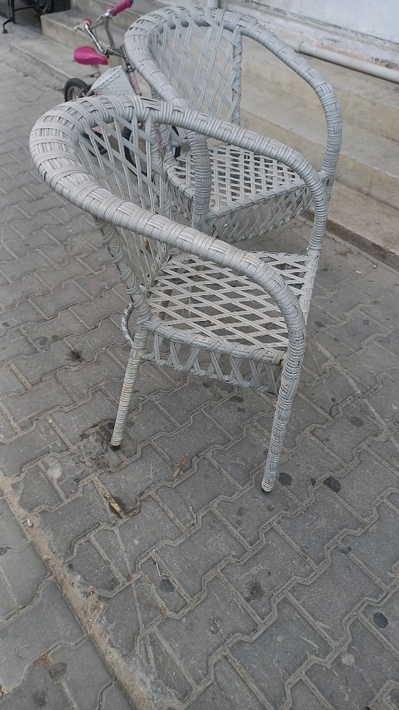 4 adet rattan sandalye - 2