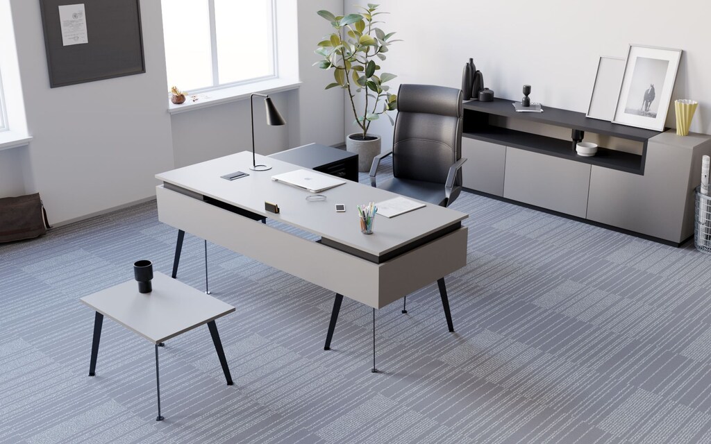 MÜDÜR ODASI ÇALIŞMA TAKIMI / ETAJERLİ MASA TAKIMI / ARAL OFİS - 3