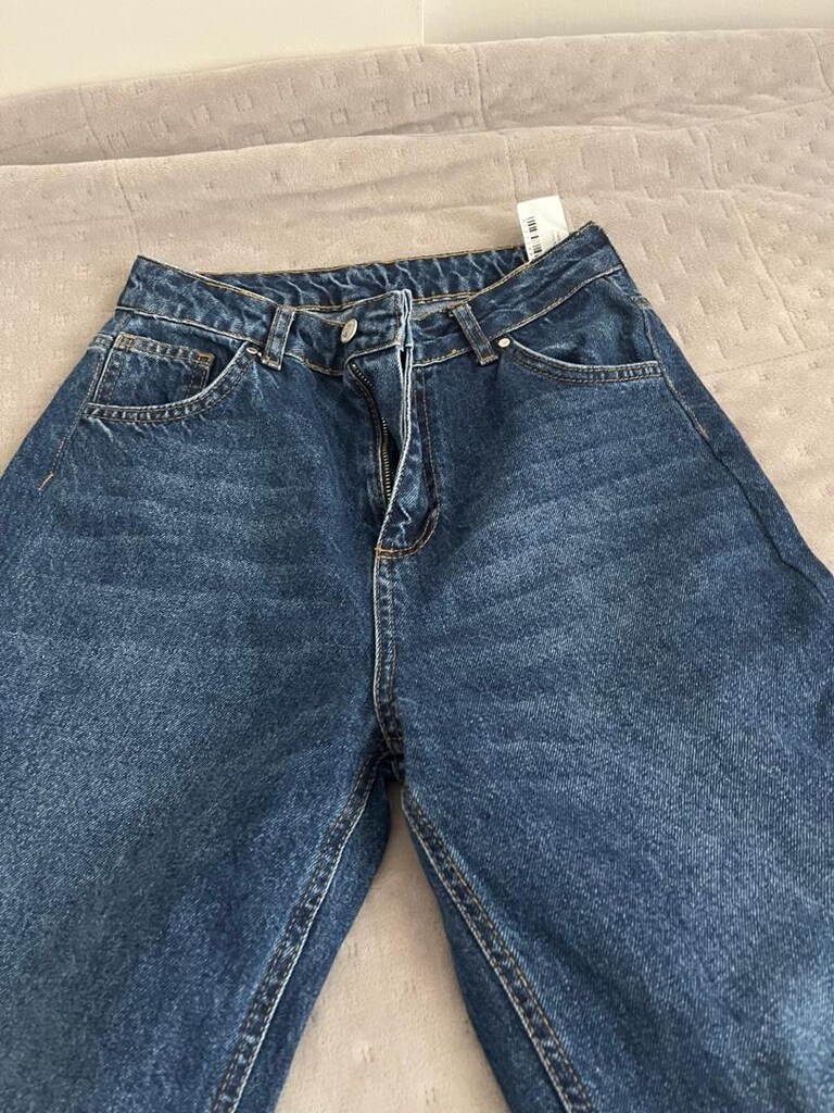 mavi renk kot pantolon - 2