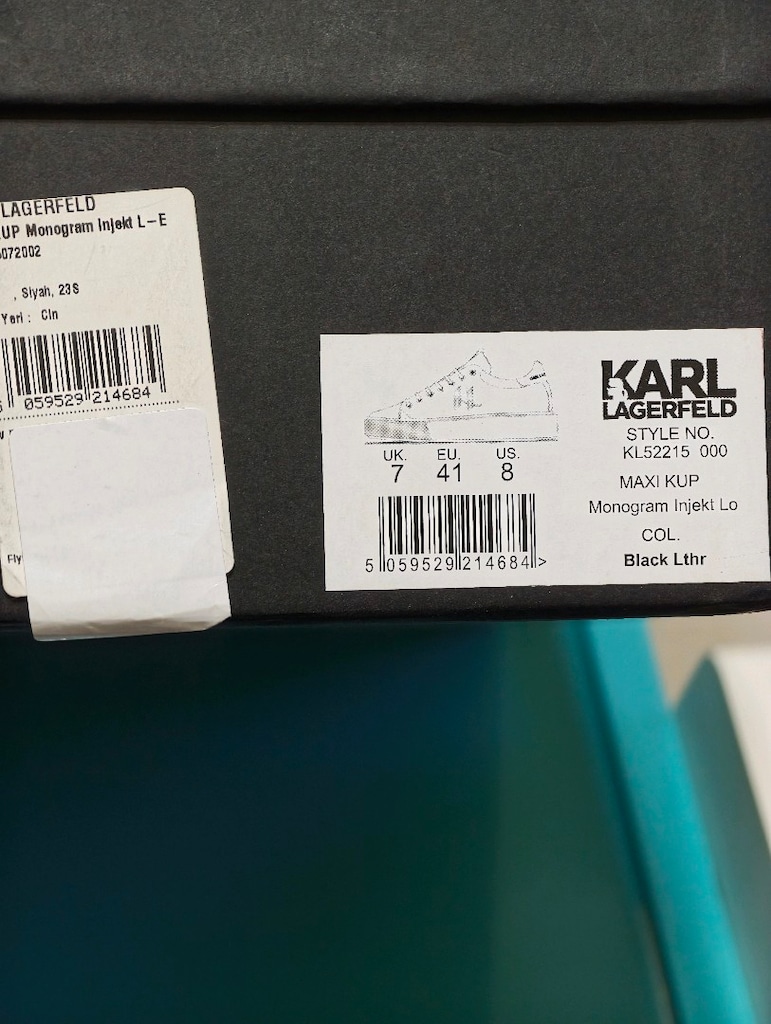 Karl Lagerfeld Orjinal sıfır kutulu üründür denemek için dahi giyilmed - 9