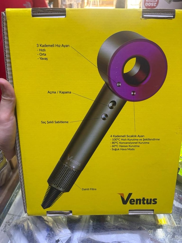 Ventus Profesyonel Saç Kurutma Makinesi 5 Başlıklı 1600W - 15