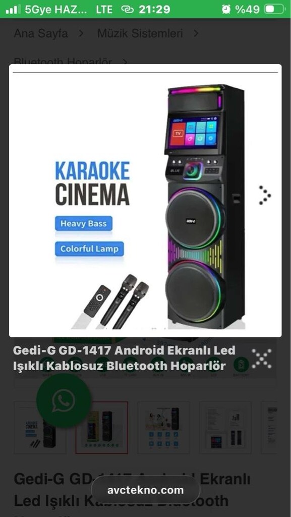 GEDİ-G 1417 android ses sistemi - 5