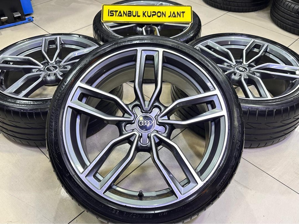 19 İNÇ 5x112 AUDİ A3 A4 A5 A6 JANT LASTİK TAKIMI SIFIR AYAR İŞLEMSİZ