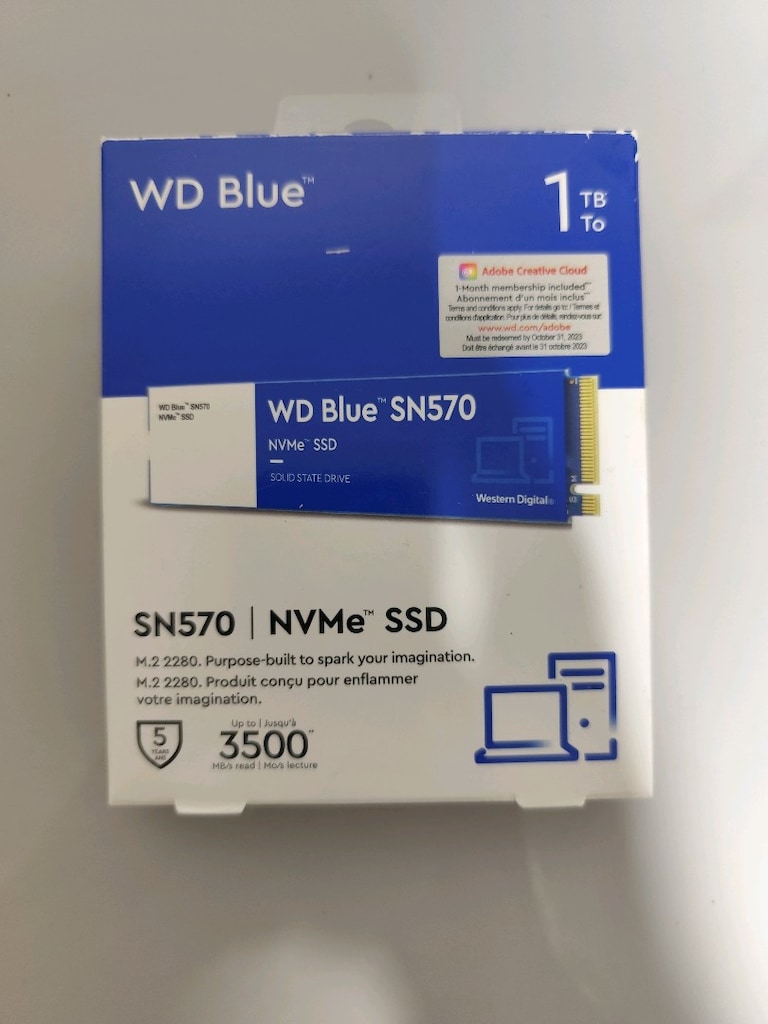 WD Blue SN5000 1TB M.2 SSD - 5