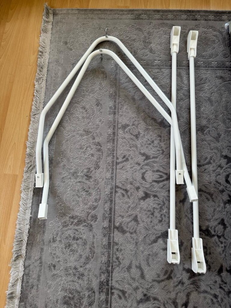 Holmen Katlanır ve Sallanabilir Bebek Hamağı Gri - 5