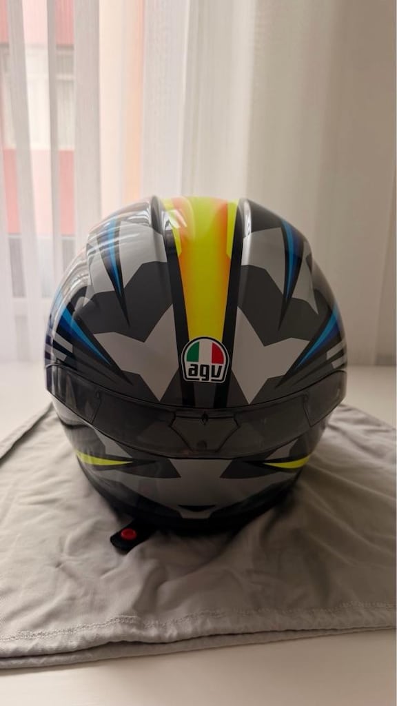 AGV K6s joan Black Blue Kapalı Kask L Beden - 7
