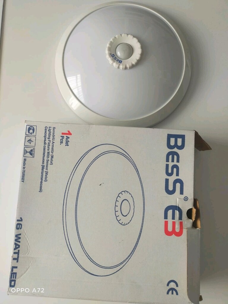 Bess Acil Kitli Sensörlü Led Lamba 360° Sensörlü Led Tavan Armatür - 7