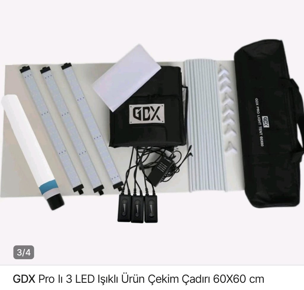 Godox pro ürün çekim çadırı 60x 60