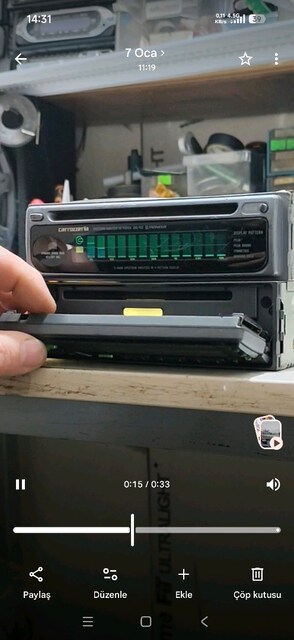 Pioneer 8600 eski seri CD Bluetooth ekli sorunsuz ekolayzır ile takım