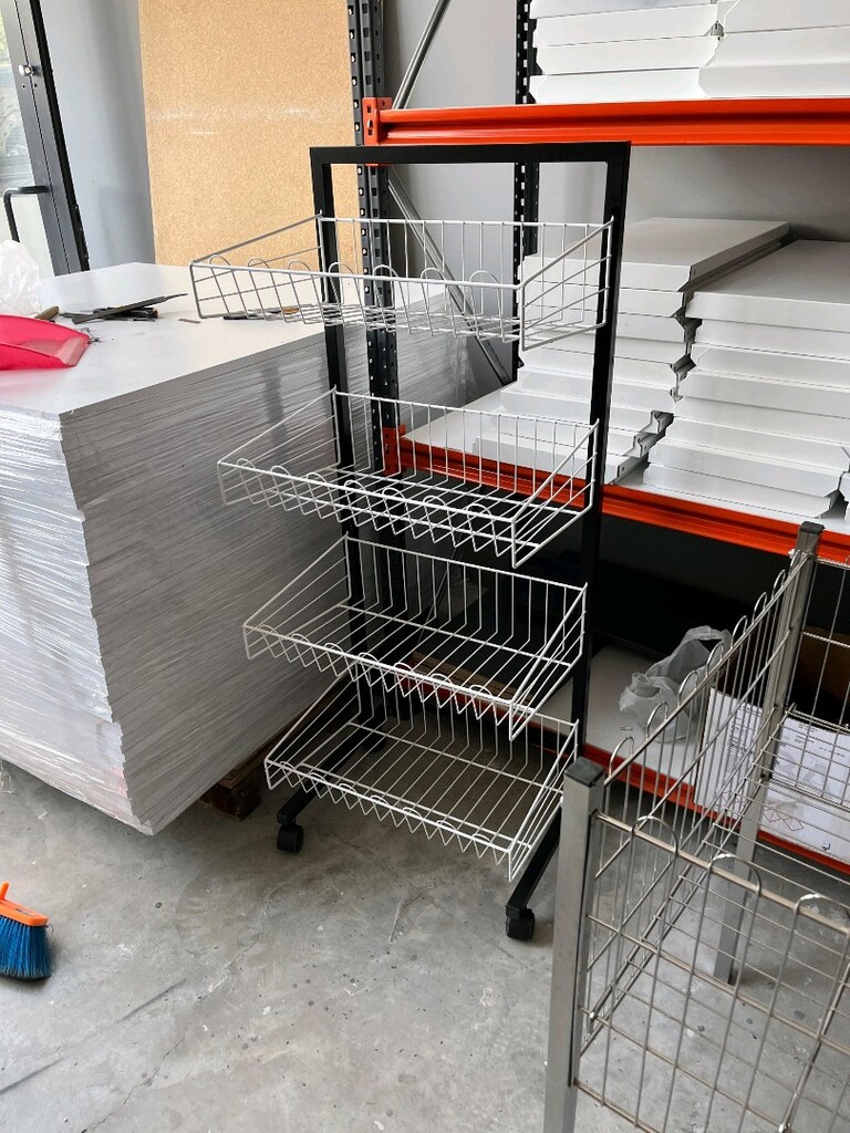 DELİKLİ RAF MARKET RAF DÜKKAN RAF 1 kalite - 13