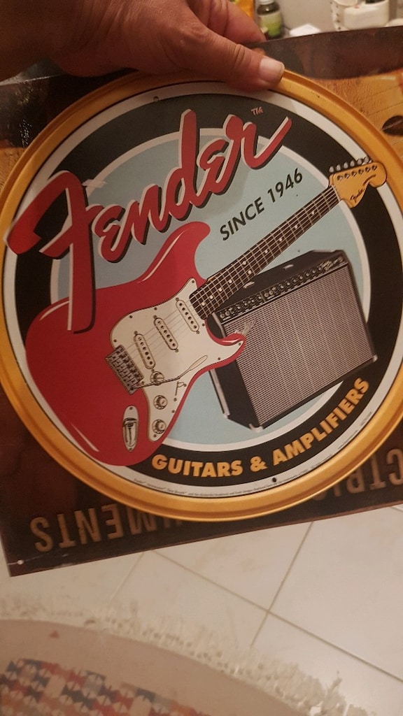 FENER GUITARS cap 30 cm orjinal dekorotif urundur - 4