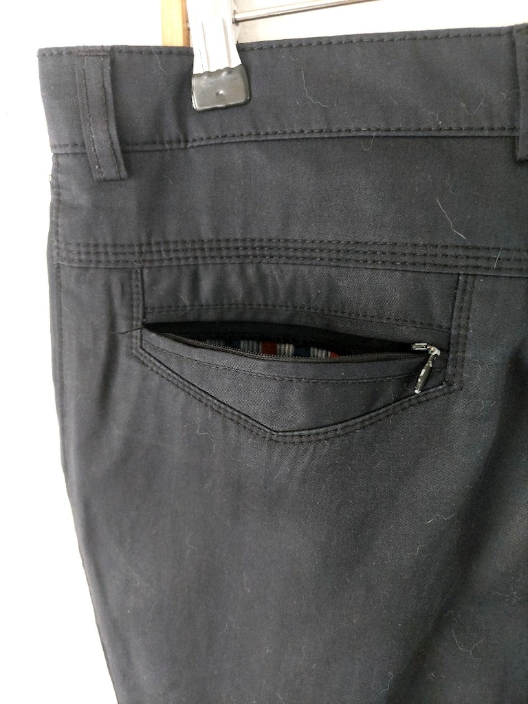 Erkek Fermuar Cepli koyu lacivert pantolon 54 beden - 9
