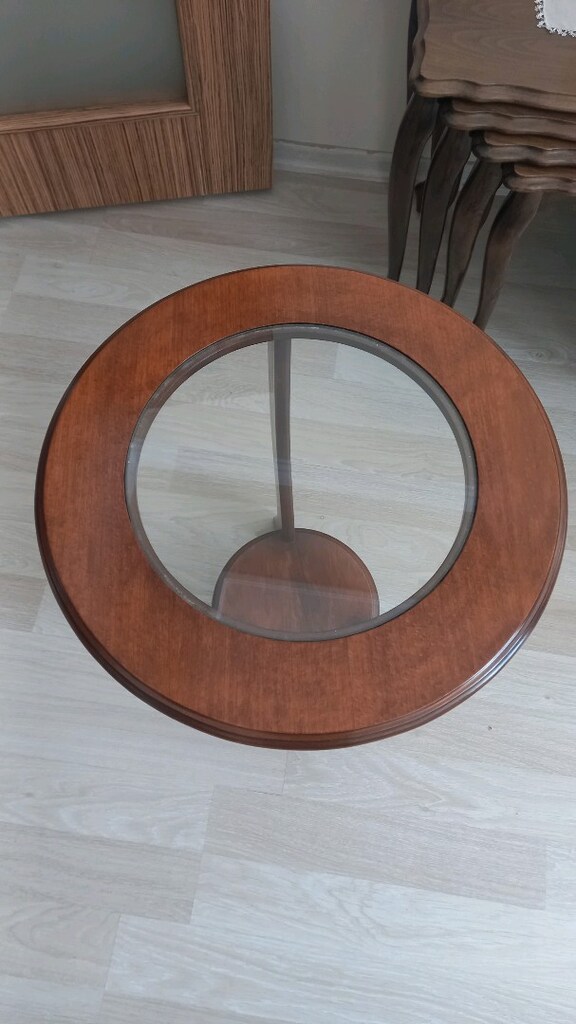 camlı fiskos sehpa - 5