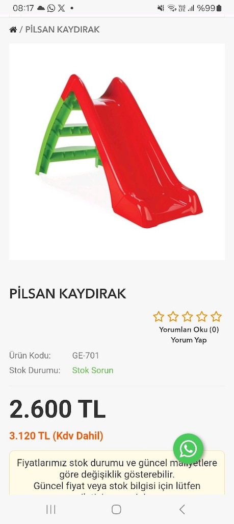 Pilsan marka Sağlam kullanışlı kaydirak - 3