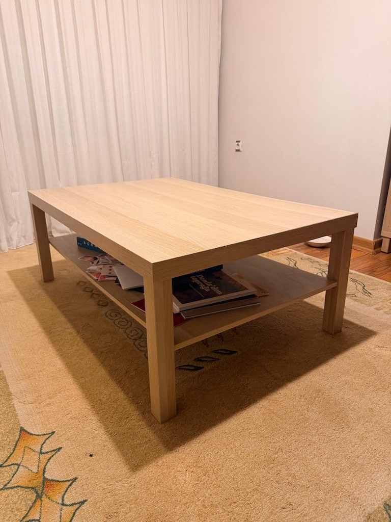 İKEA MODEL AHŞAP ORTA SEHPA 118x78CM