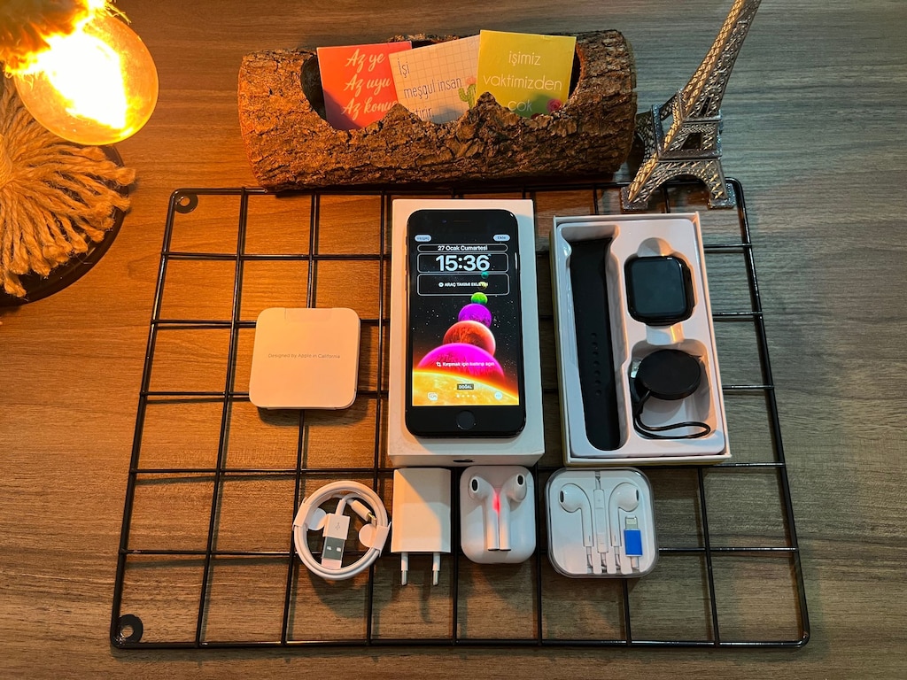 FULL AKSESUARLI İPHONE SE 2.NESİL SPACE GRAY - 2