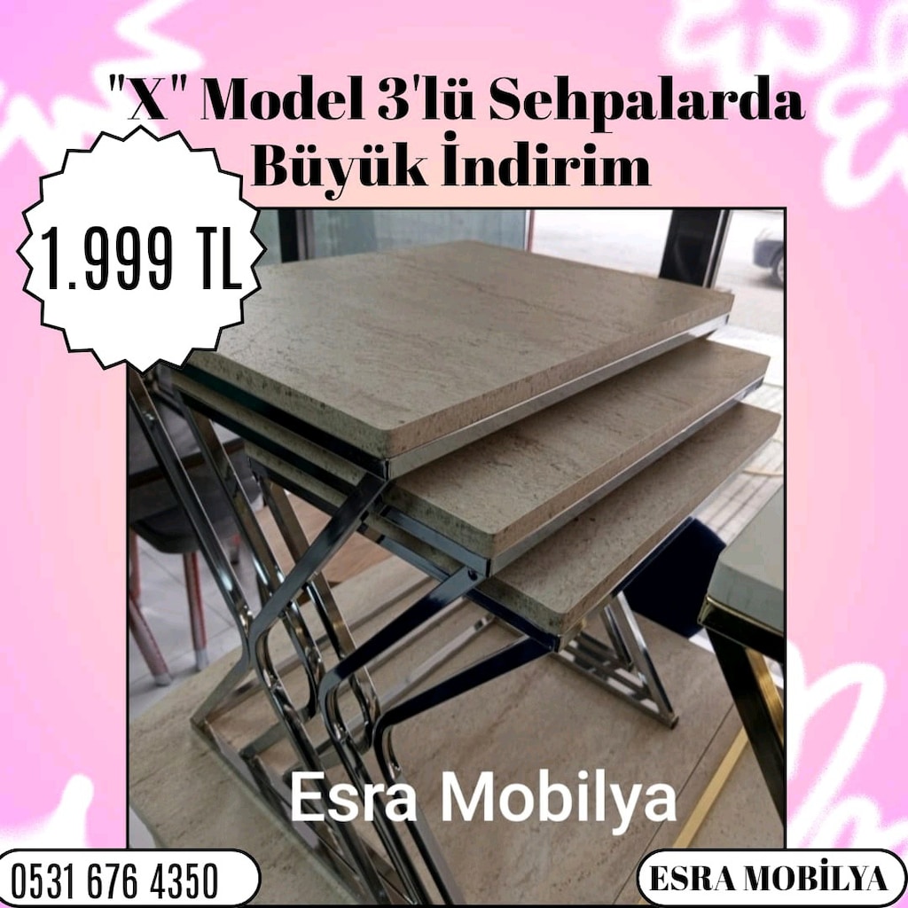 Zigon Sehpa Modellermiz Nakite Özel Fiyat Sadece - 2