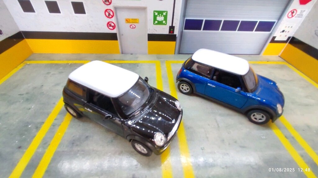 Mini Cooper S modeli metal diecast oyuncak araba - 8