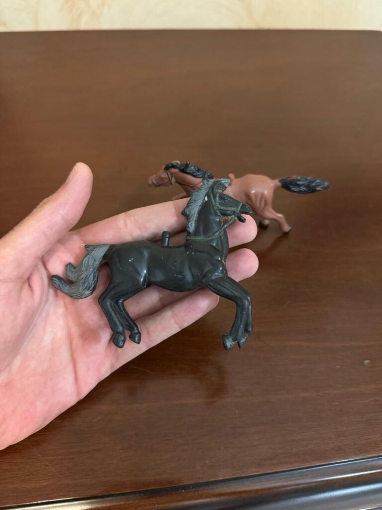 Eski Dönem Koleksiyonluk At Figür Oyuncakları Horse - 2