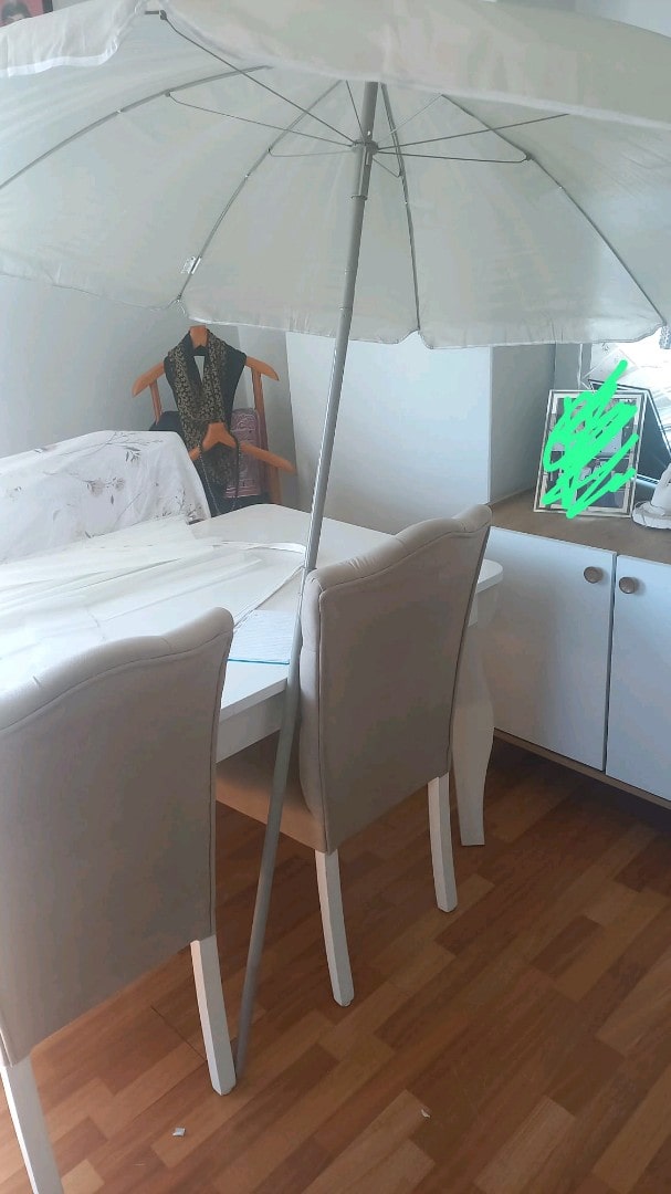 balkon teras semsiye seti - 3