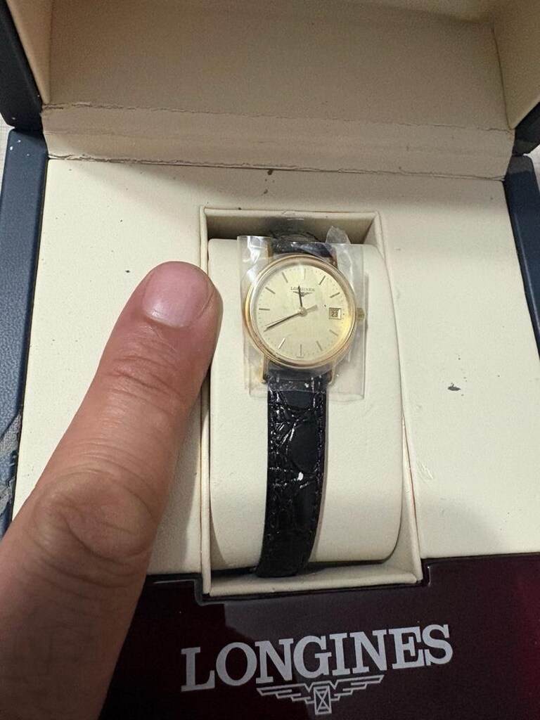 longines bayan Altın kaplama kol saati sıfır - 3