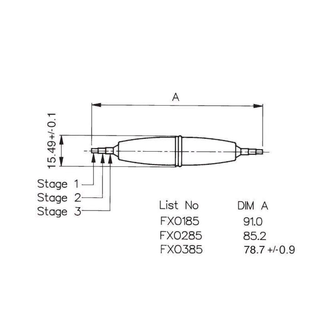 BULGIN FX0385 IN-LINE 10A Fuse Holder - 7