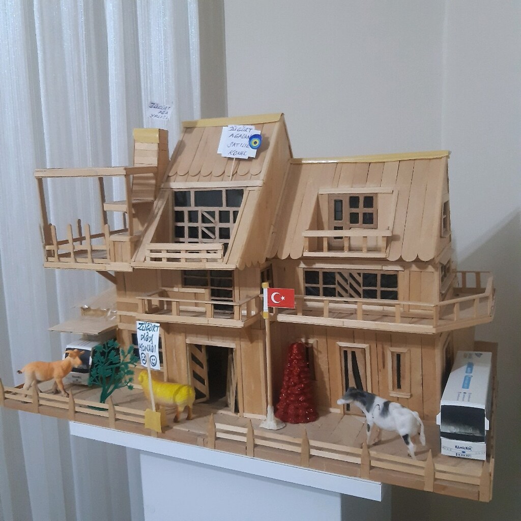 agaç maket ev - 5