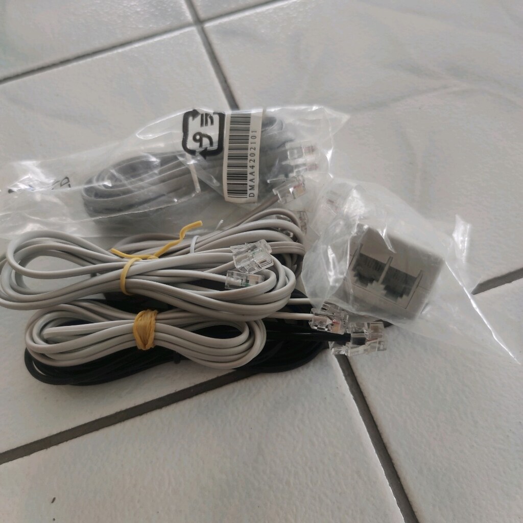 Telefon kabloları ve VDSL splitter - 2