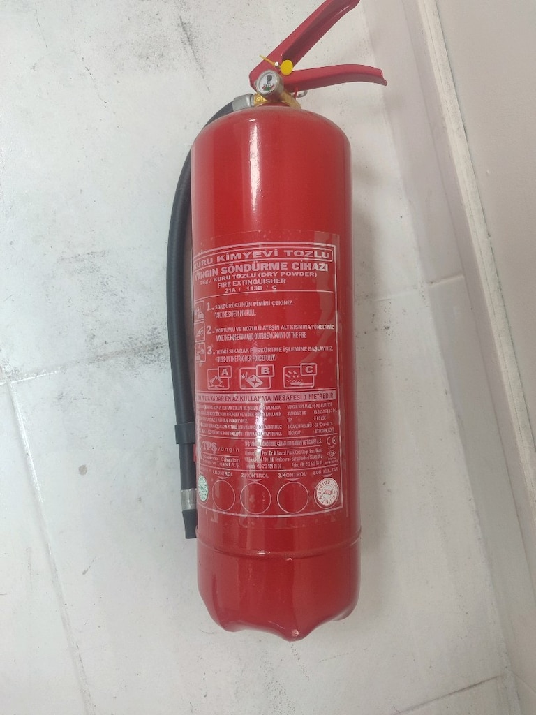 2 adet 6 kg yangın söndürme tüpü - 4