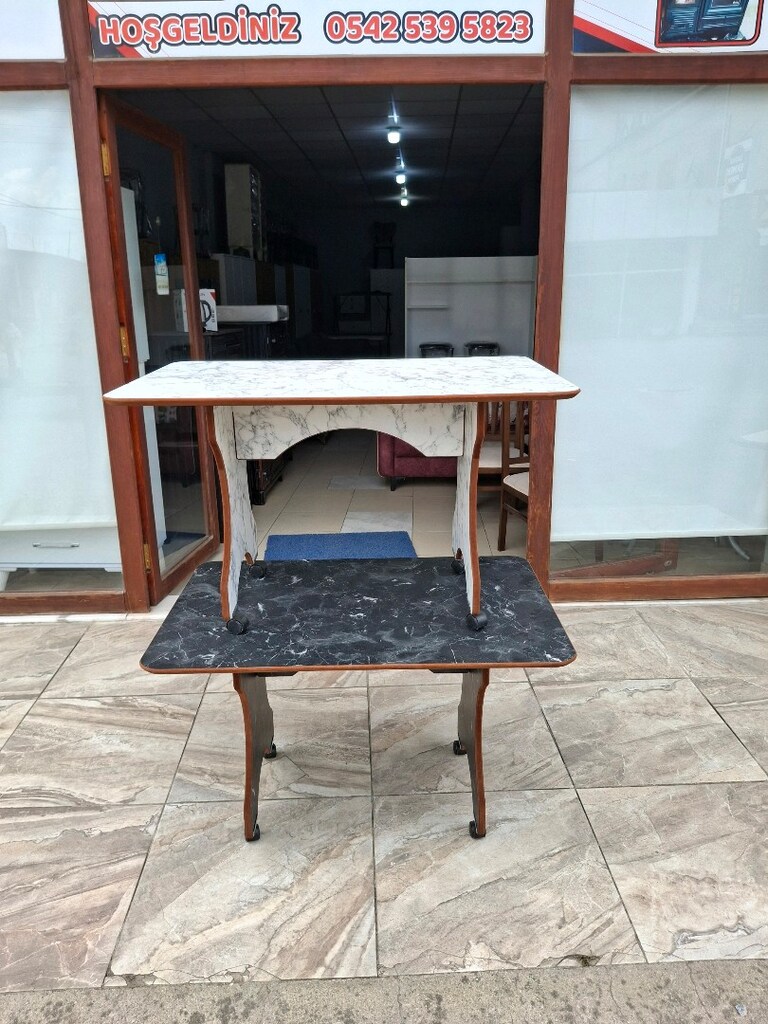 TEKERLEKLİ SEHPA MDF SIFIR ÜRÜN - 4