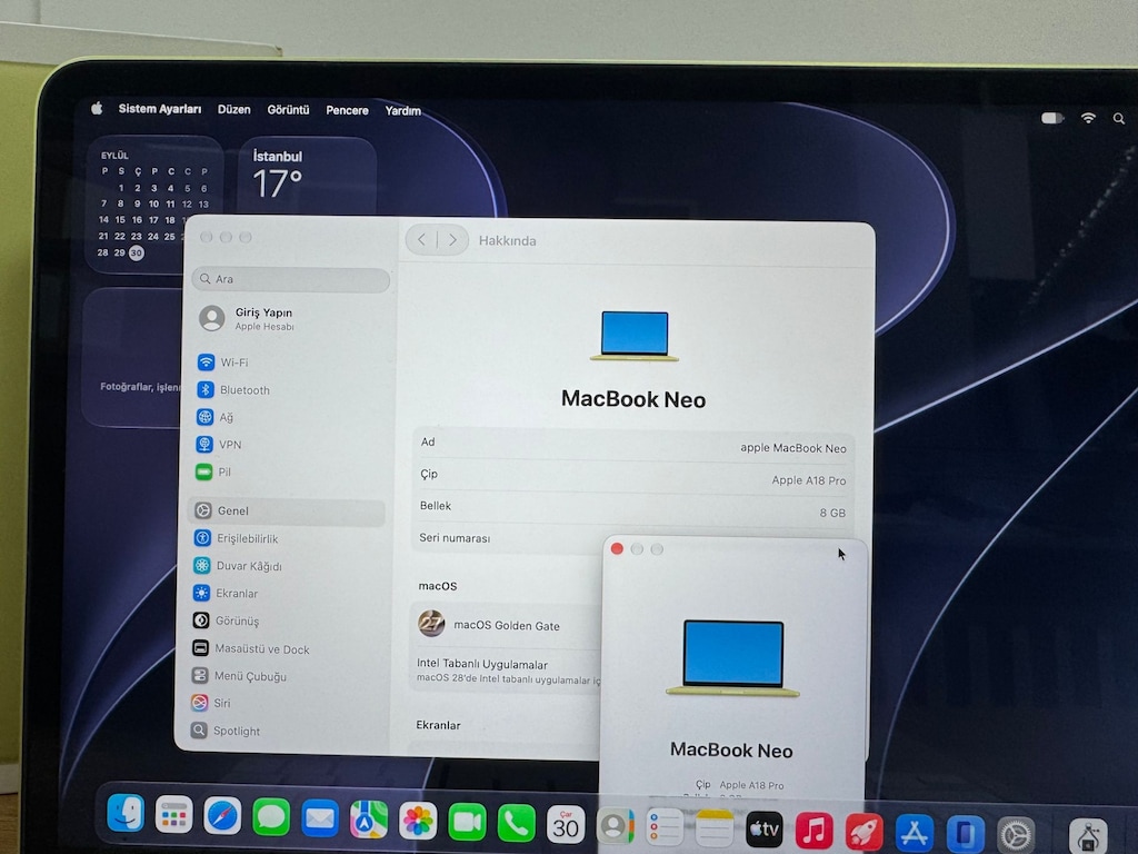 APPLE MACBOOK NEO 8 GB 256 GB LAPTOP GARANTİLİ - 7